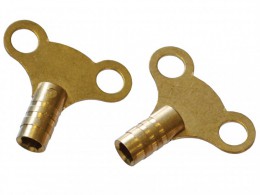 Faithfull Radiator Keys - Brass (Card 2) £2.99